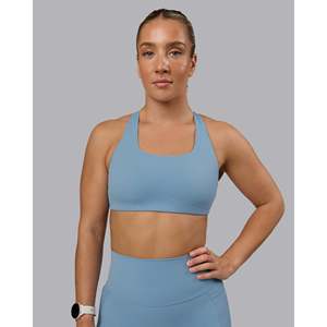 Aspire Fitness Sport Bra-Breathable Yoga Training Activewear ลายพิมพ์ Glacier Lake - Product Image 5
