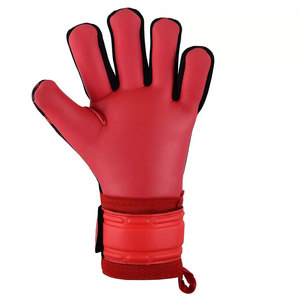 Gants de gardien de but en cuir de haute qualité professionnels avec sangle de poignet réglable, design respirant et anti-humidité - Product Image 3