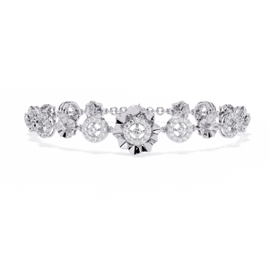 Fabulous 18K <b>Gold</b> Lab Grown Diamond Bracelet & <b>Bangle</b> Luxurious Jewelry Accessory - Product Image 6