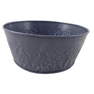 Maceta de hierro Piedra de humo Jardinería para jardineras modernas Contenedores decorativos para interiores y exteriores Macetas de jardín y suministros de jardín - Product Image 5