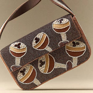 Nouveauté Pochette à bandoulière perlée de créateur pour femmes Sacs à main à chaîne personnalisables Sacs à main Collection de perles de rocaille en gros - Product Image 1