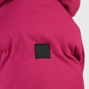 Chaqueta de invierno reversible a prueba de viento para mujer, acolchada larga de talla grande con mangas largas ligeras, cierre de cremallera a la moda para invierno - Product Image 3