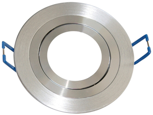 Anello inclinabile rotondo da incasso GU10, nichel satinato, 90mm. (GSC 0701952) - Product Image 1