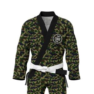 Venta al por mayor de alta calidad Jiu Jitsu Gi 100% algodón OEM personalizado uniforme de artes marciales para entrenamiento transpirable Unisex logotipo personalizado - Product Image 6