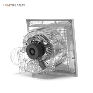 Système de ventilation d'extraction silencieux pour salle de bain et bureau, à montage au plafond carré, 16W 24W, vente en gros usine - Product Image 2