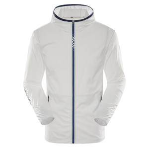 Chaqueta Cortavientos Reversible con Capucha de Secado Rápido para Hombre, para Deportes al Aire Libre en Invierno, Tejido Transpirable de Poliéster/Nailon - Product Image 2