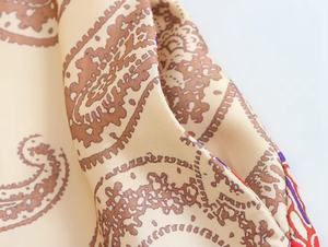 Impression florale multicolore braguette à glissière pleine longueur décontracté à la mode nouveauté grande taille Style populaire pantalon/pantalon pour femmes - Product Image 4