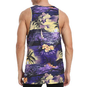 Camiseta Deportiva de Tirantes para Hombre, de Algodón y Fibra de Bambú, Transpirable, Lisa, para Gimnasio, con Servicio Personalizado OEM para Fisicoculturismo, en Oferta - Product Image 5