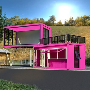 Casa Contenedor Prefabricada Expandible de 2 Pisos, Diseño Apilable Móvil para Cafeterías, <span class=keywords><strong>Restaurantes</strong></span>, Comida, Vivienda Modular de 40 Pies - Product Image 4