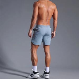 <b>Men's</b> Double Layer <b>Running</b> <b>Shorts</b> Zipper Pockets Solid Pattern Gym Fitness Training Apparel Summer Suitable Mid-Waist 2XL Size - Product Image 6