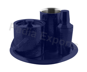 Juego de mesa y silla de bar al aire libre Kit de barman Premium para juego de herramientas de barra clásico de mixología elegante - Product Image 1