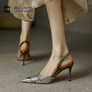 Chính hãng da phụ nữ Giày New arrivals Thiết kế giày phụ nữ thương hiệu nổi tiếng chỉ Toe gót phụ nữ gót bơm - Product Image 3