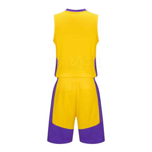 Uniforme de basket-ball pour hommes avec logo personnalisé - Respirant, anti-UV, écologique, grande taille, séchage rapide, 100% polyester, léger, OEM - Product Image 2