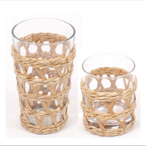 नमूना उत्पाद सीग्रास प्लेसमैट कॉटन सीग्रास प्लेसमैट सीग्रास कवर ग्लास कप - Product Image 3