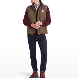 เสื้อกั๊กขนเป็ดสำหรับผู้ชายเสื้อแจ็กเก็ตแขนกุดสำหรับผู้ชายแฟชั่นใหม่ออกแบบโลโก้ได้ตามต้องการ - Product Image 2