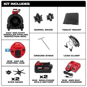Buy New Original M18 200 Ft. Mid-Stiff Modular Pipeline Inspection System <b>Kit</b> With 3 Years Warranty - Product Image 3