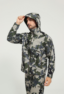 Veste d'hiver imperméable en nylon à doublure pour la chasse, motif imprimé, manches longues, chaude, pour hommes, uniforme de chasse personnalisé - Product Image 5