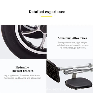 Fauteuil roulant électrique pliable léger avec assistance mobile à batterie au lithium facile à transporter - Product Image 4