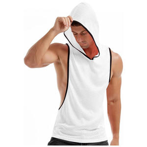 <b>Men</b> sports <b>vest</b> sleeveless <b>gym</b> workout tank top breathable quick dry fitness activewear for running and training - Product Image 1