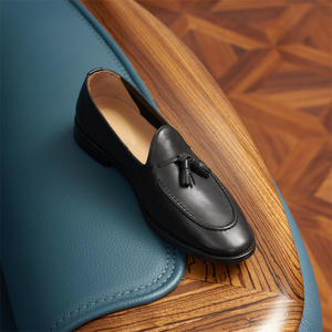 Chaussures décontractées pour hommes, nouveau style printemps/été - Chaussures décontractées en cuir à franges rétro anglaises, respirantes, pour affaires - Product Image 2