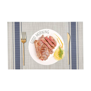 Brunch Ready 100% Cotton Embroidered Geometric 12x18 160 GSM Sustainable Handmade In India Private Label <b>Table</b> Mats Custom Order - Product Image 5