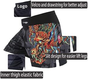 กางเกงชกมวย MMA แบบสั่งทำพิเศษจากปากีสถาน กางเกงมวยไทย ปรับแต่งได้ - Product Image 6