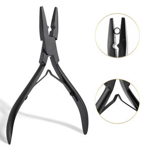 Alicates de extensión de cabello para peluquería, herramienta para el cuidado del cabello, de acero inoxidable, con logotipo personalizado - Product Image 2