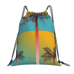 High Performance Foldable Simple Sports <b>Drawstring</b> Gym <b>Bag</b> Breathable Polyester Enhanced Safety Large Capacity for Active Use - Product Image 1