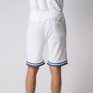 Nouvelle arrivée couleur blanche unie avec trois poches croisées rayées sur les côtés pour hommes - Product Image 4