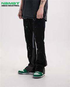 Nouvel arrivage de baggy en polaire Jogging en coton pour hommes Street Wear Tech Buttoned Custom Joggers Tearaway Pantalons Pantalons - Product Image 5
