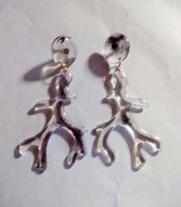 Pendientes de Resina con Diseño de Corazón, Pendientes de Cuentas Hechos a Mano, Diseño Único, Joyería Artesanal - Product Image 5
