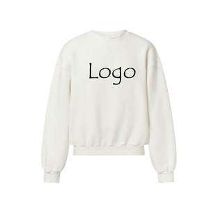 100% coton femmes surdimensionné pull sweat haute qualité coton éponge coupe régulière goutte épaule bases sweats à capuche sweats - Product Image 3