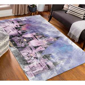 Alfombra Estampada: Diseño Moderno para Baño, Sala de Estar, Comedor, con Pelo Suave - Product Image 5