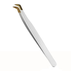 Pince à cils instrument de beauté de différentes tailles/concevez votre propre logo pince à cils à vendre - Product Image 1
