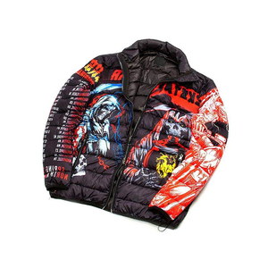 Chaqueta de poliéster con estampado de sublimación para hombre, chaqueta acolchada de poliéster con aislamiento térmico, resistente al viento, informal, para exteriores, Invierno - Product Image 6