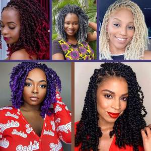 CECILLIA <span class=keywords><strong>Camella</strong></span> CLASSIC 8 pulgadas 92g teñido sin llama de alta temperatura trenza inteligente onda profunda rizado trama única extensión de cabello trenzado - Product Image 4