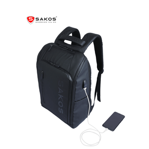 Mochila impermeable moderna para ordenador portátil de la mejor calidad con cierre de cremallera USB OEM/ODM para uso escolar al aire libre fabricante de Vietnam - Product Image 1