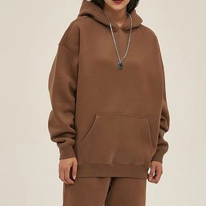 Sweats à capuche personnalisés pour hommes avec impression bouffante de haute qualité pour femmes Sweat à capuche oversize pour femmes - Product Image 5