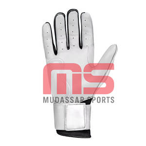 Guantes de Béisbol de Cuero Hechos a Medida con Bate de Bambú, Uso Profesional, Alta Calidad, Transpirables, con Buen Agarre, Guantes Deportivos al por Mayor - Product Image 3