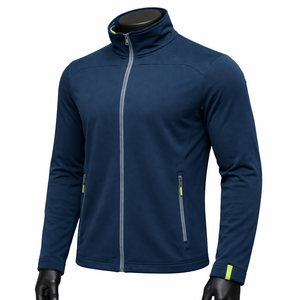 Chaqueta Deportiva Softshell Ligera Personalizada para Hombre y Mujer con Cuello Alto y Cierre de Cremallera, Estilo Ropa de Trabajo Resistente al Viento - Product Image 3