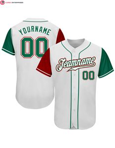Maillot de baseball pour adulte, séchage rapide, respirant, 100 % polyester, col rond, grandes tailles, uniforme personnalisable imprimé - Product Image 5