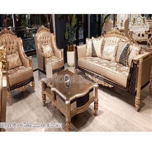 Ensemble de canapés de salon 5 places de style américain brillant Design classique Ensemble de canapés hautement fabriqués Ensemble de canapés de luxe pour le salon - Product Image 1