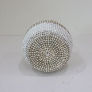 ตะกร้าเก็บของทรงกลมจากหญ้าทะเล - ดีไซน์หรูหราทันสมัยเป็นมิตรกับสิ่งแวดล้อม ผลิตในฮานอย - Product Image 4