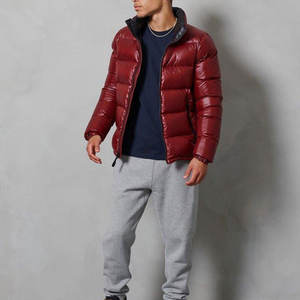 Material de relleno Algodón Top Trending Causal Wear Bubble Jacket Excelente calidad Color único Hombres Chaqueta acolchada - Product Image 3