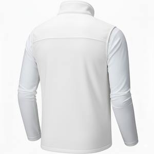 Gilet de sport léger pour homme avec logo personnalisé, imprimé, pour l'automne, pour la salle de sport, veste coupe-vent imperméable à manches longues, séchage rapide, coupe ajustée - Product Image 2