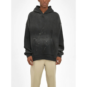 เสื้อสเวตเตอร์แบบสวมหัวโอเวอร์ไซส์ของผู้ชายเสื้อสเวตเตอร์ผ้าฟลีซทรงหลวมใส่ได้ทั้งฤดูหนาวใส่ได้ทั้งผู้ชายและผู้หญิง - Product Image 3