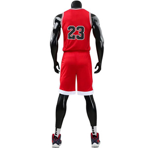 Maillot de basket respirant pour hommes, logo personnalisé, uniforme pour jeunes, nouveau style, vêtements de sport, kit de basket d'équipe à séchage rapide, vente en gros - Product Image 3
