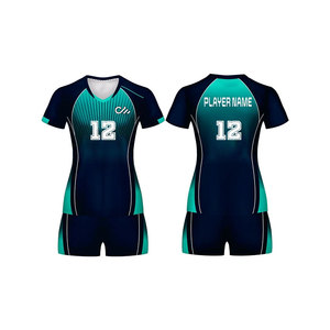 Tenue de volley-ball personnalisée pour hommes et femmes, costume de sport, possibilité de personnalisation par sublimation, respirant - Product Image 2