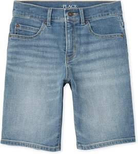 Pantalones vaqueros de tela vaquera de peso pesado estilo High Street para hombre, pantalones cortos de lona de carpintero con logotipo personalizado - Product Image 6