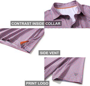 เสื้อโปโลลำลองผู้ชายคุณภาพสูงแห้งเร็วปักลายสำหรับเสื้อโปโล - Product Image 4